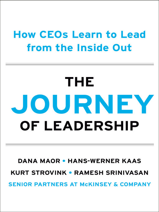 Title details for The Journey of Leadership by Dana Maor - Available